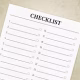 checklist
